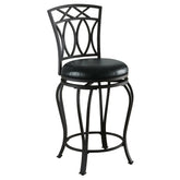 Orleans Furniture - Coaster - Adamsville Upholstered Swivel Counter Height Stool Black - 122059